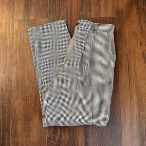 Vintage 90s Punk Houndstooth Pants Juniors 14